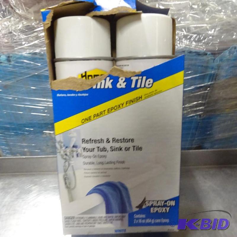 lot 131 image: New Homax brand Tub, Sink and Tile restoratio...