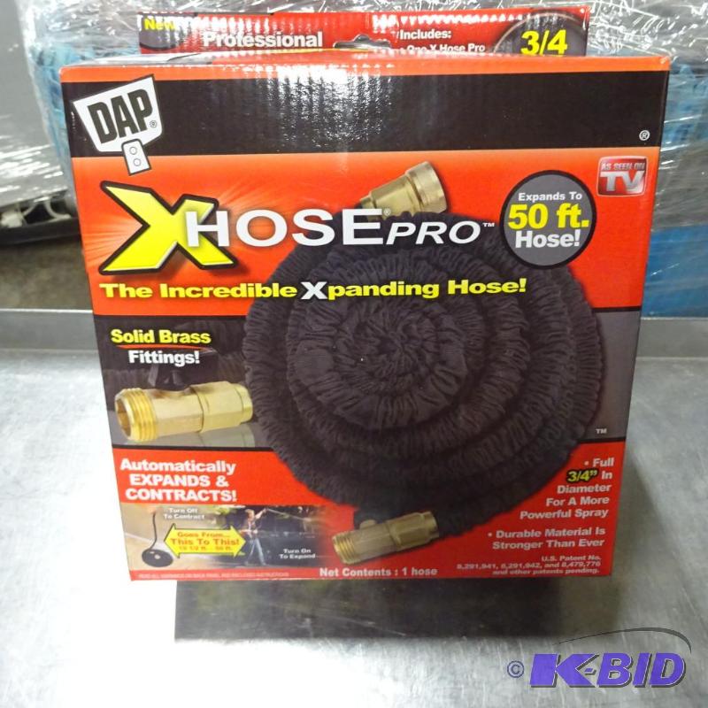 lot 142 image: New the incredible expanding X-Hose. Expands ...