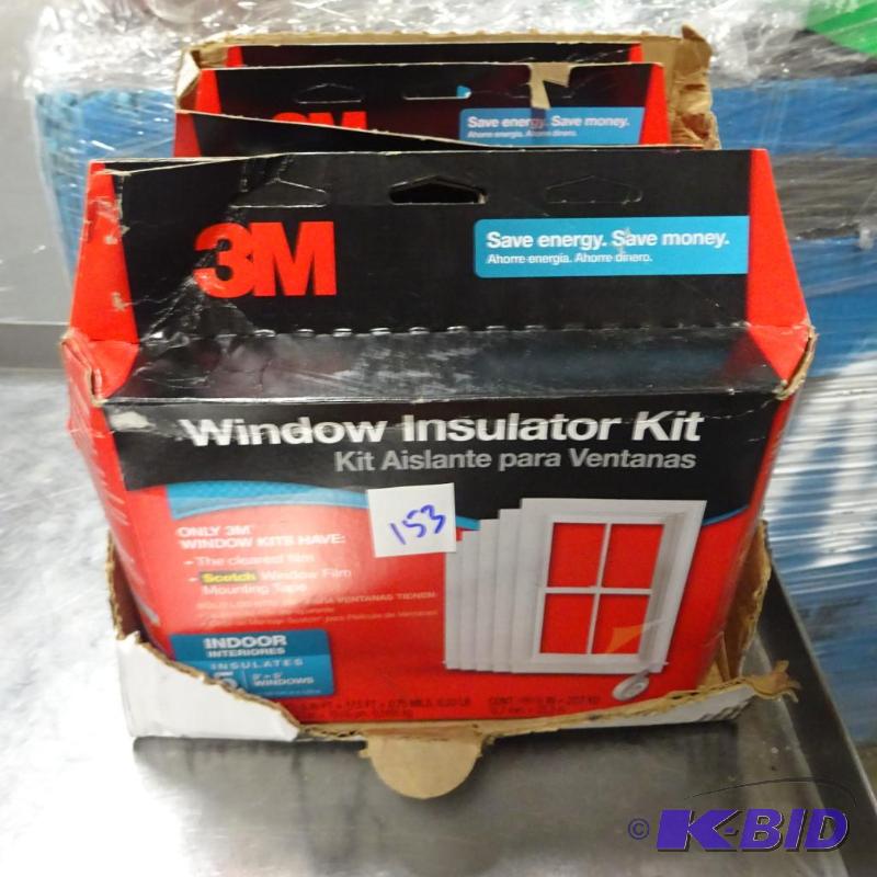 lot 153 image: New Wholesale Lot Qty 6 3M brand window insul...