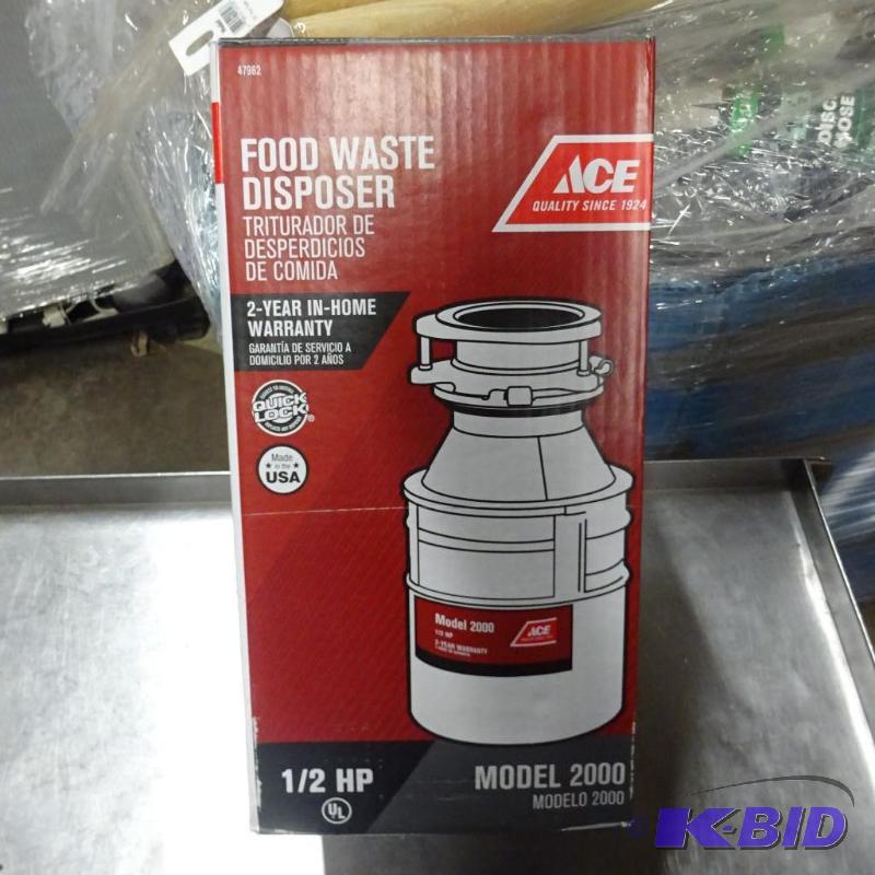 lot 156 image: New ACE Garbage Disposal Food Waste Disposal ...