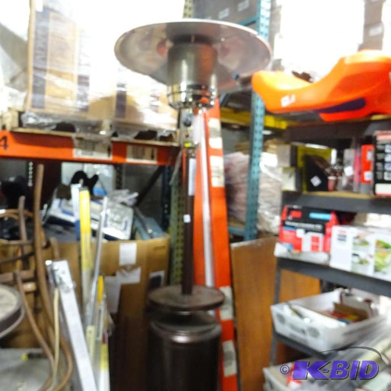 lot 169 image: Propane patio heater. Uses 20 Lb lp tank. Top...