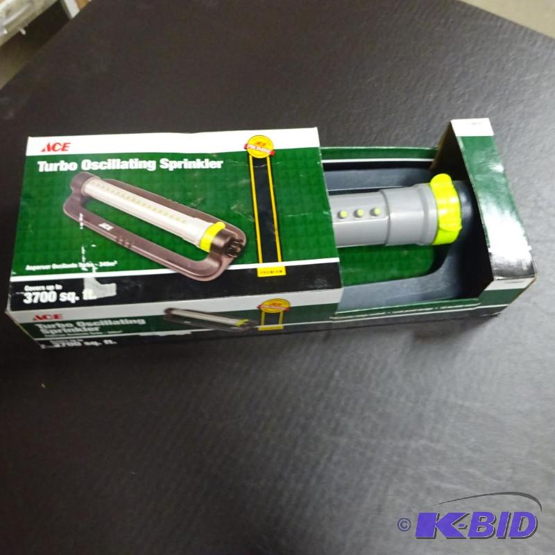 lot 18 image: New ace brand turbo oscillating sprinkler wit...