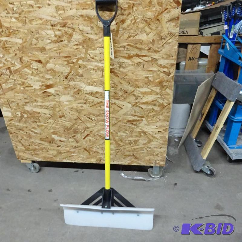 lot 45 image: New the original Snow Plow 24 in poly snow pu...