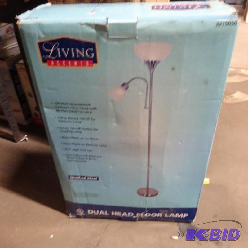 lot 85 image: Appears New in Box Living Accents Dual Head f...