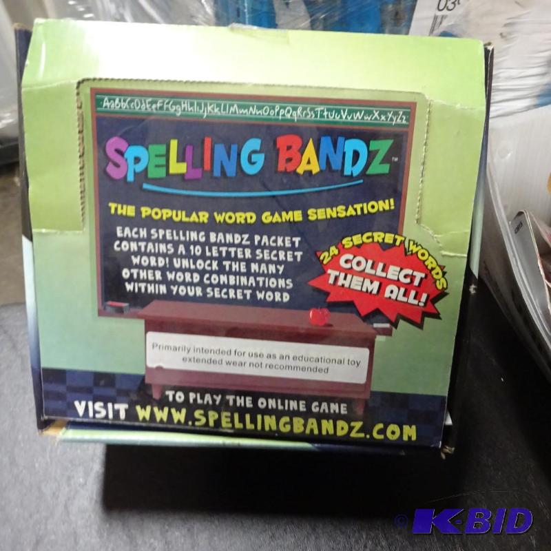 lot 86 image: New Wholesale Lot Spelling Bandz word game we...