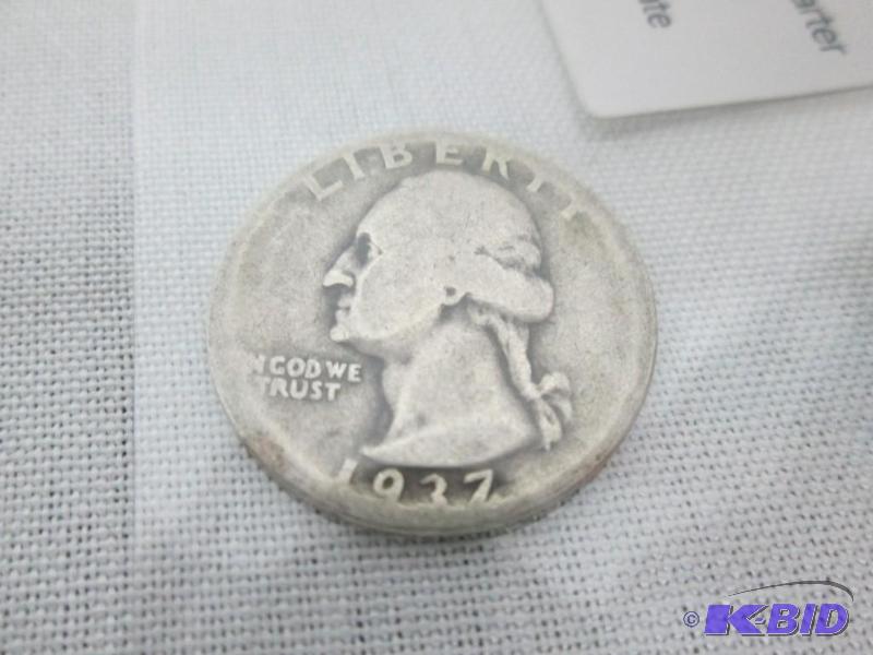 1937 D Quarter - Key Date