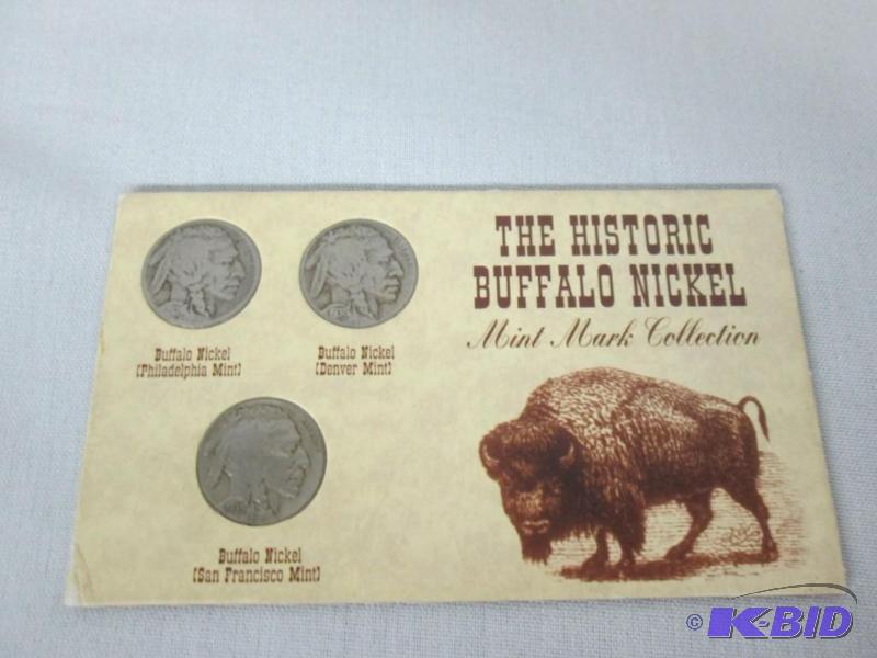 Historic Buffalo Nickel Mint Mark Set