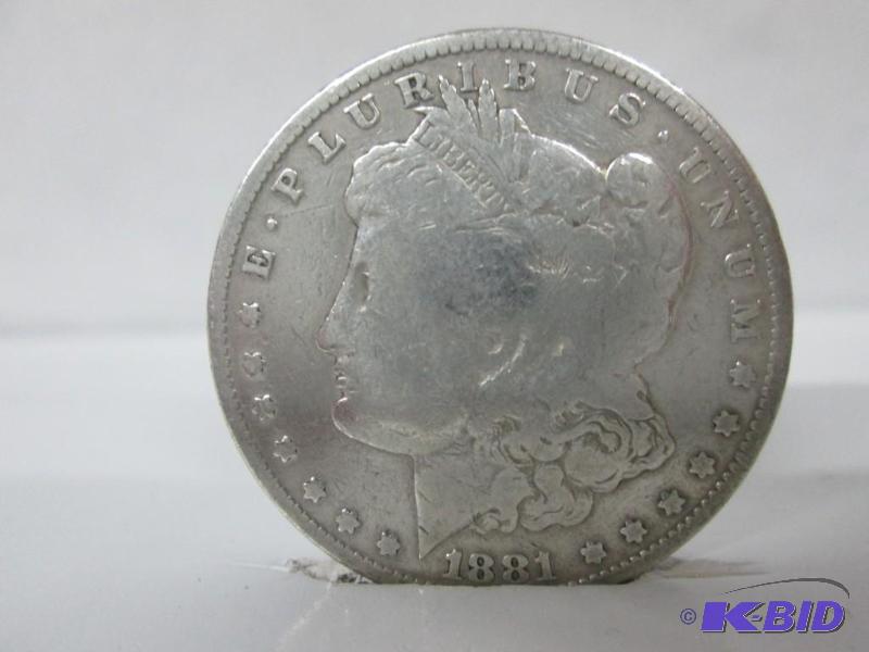1881 Morgan Silver Dollar