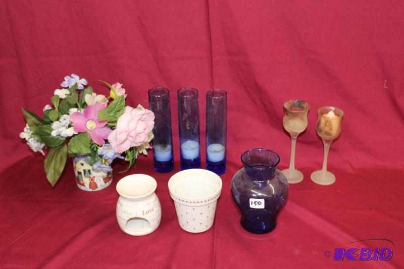 lot 150 image: Assorted Candle Holders, etc.....