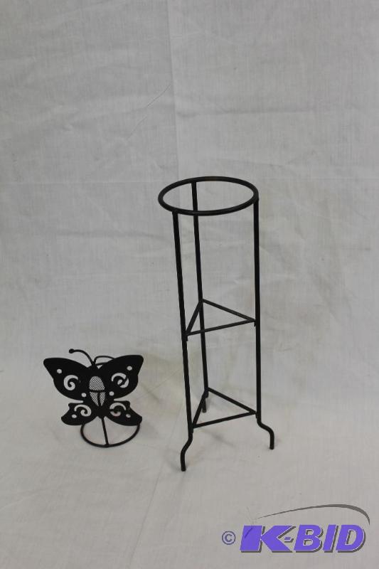 lot 155 image: Metal Plant Stands...