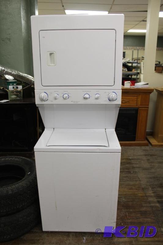 lot 16 image: Frigidaire Electrolux Stack Washer  Dryer