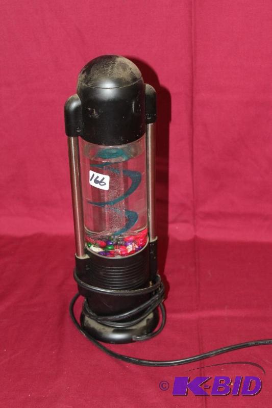 lot 166 image: Lava Style Lamp, works, but is missing a ligh...