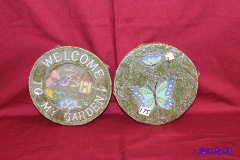 lot 175 image: Stone Garden Plaques ...