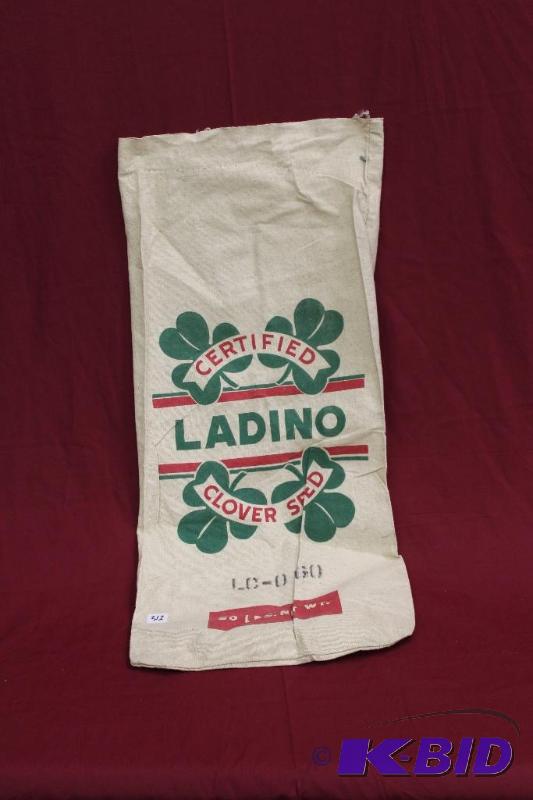 lot 312 image: Vintage Seed Bag ...