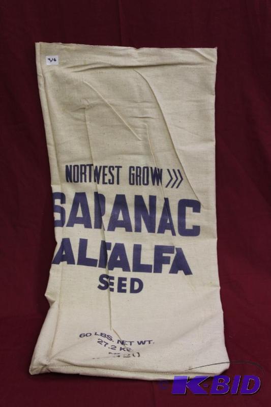 lot 316 image: Vintage Seed Bag...