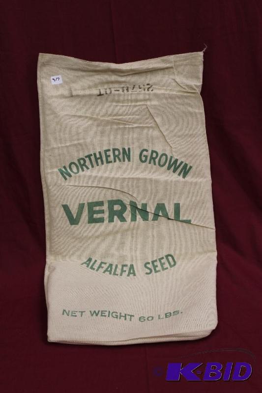 lot 317 image: Vintage Seed Bag...