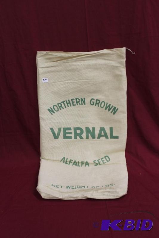 lot 319 image: Vintage Seed Bag...