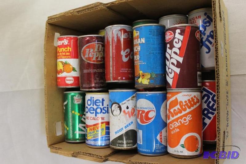 lot 59 image: Vintage Soda Can Collection ...