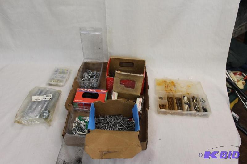 lot 61 image: Nuts  Bolts  Nails  Screws  Washers ...