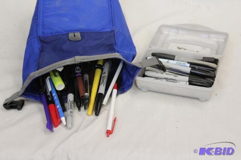 lot 67 image: Large Lot of Sharpies and Pens ...