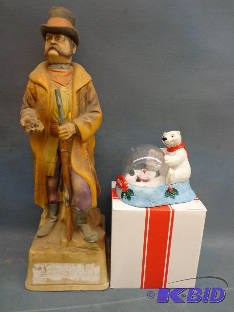 Coca Cola Bear Snow Globe and Lionstone Decan...