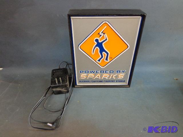 Sparks Lighted Sign   8 x 10 ...