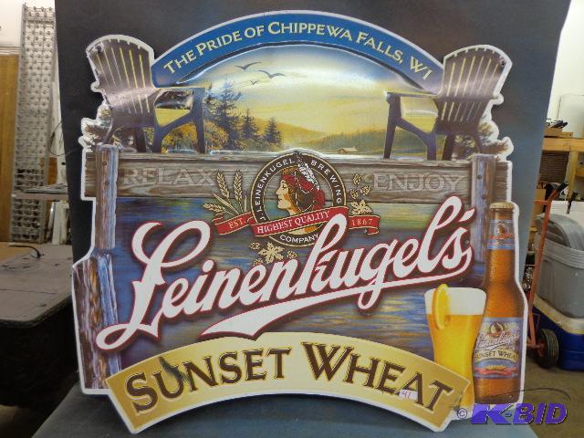 Leinenkugel Metal Sign   34 x 29 ...