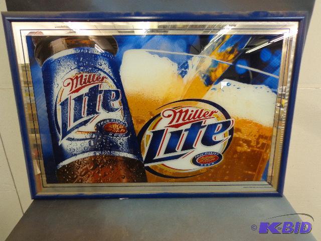 Miller Lite Mirror   38 x 25 ...