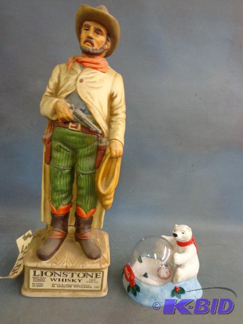 Coca Cola bear Snow Globe and Lionstone Decan...