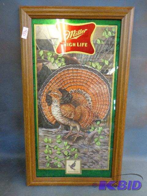 Miller High Life Mirror   Ruffled Grouse  15 ...