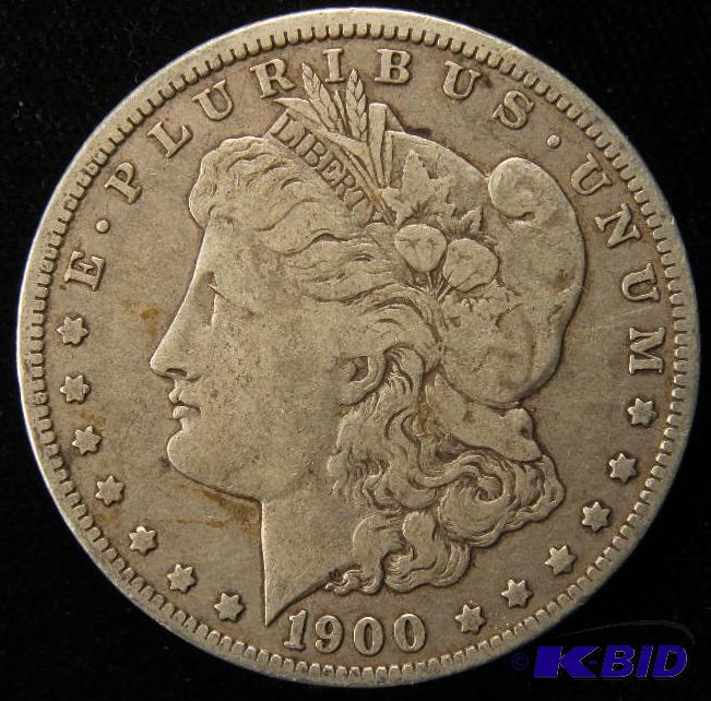 lot 112 image: 1900 O MORGAN SILVER DOLLAR VF