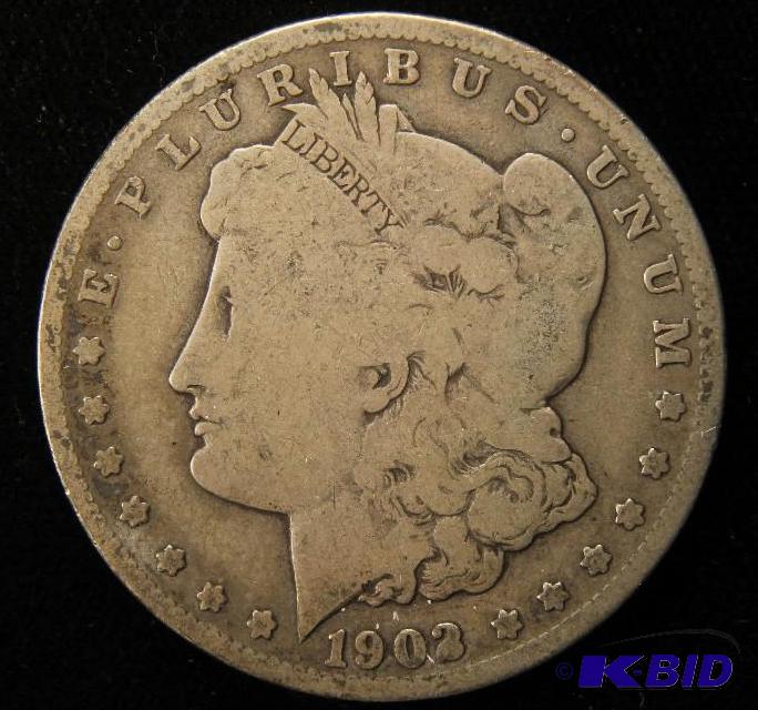 lot 113 image: 1902 O MORGAN SILVER DOLLAR