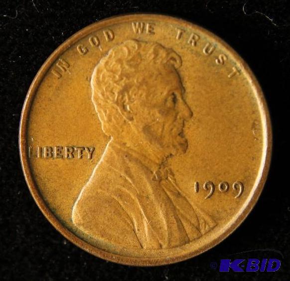 lot 137 image: 1909 LINCOLN WHEAT CENT UNC