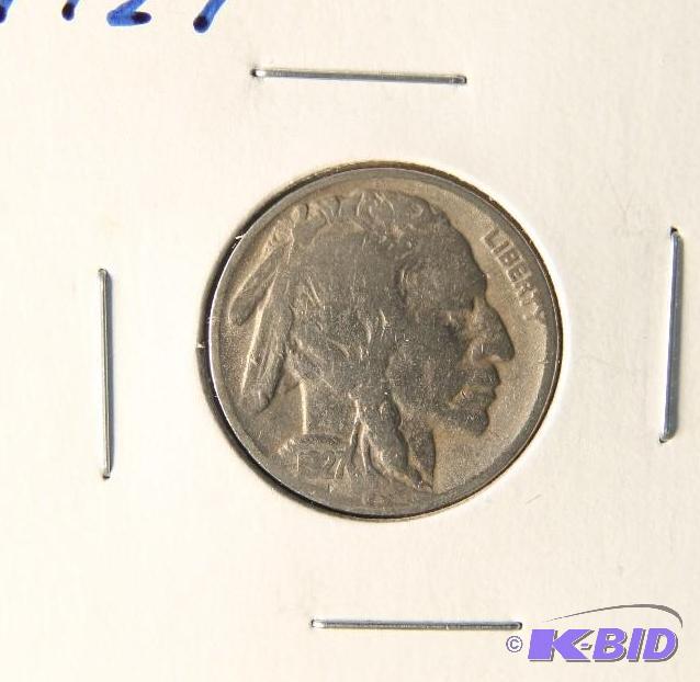 lot 58 image: 1927 BUFFALO NICKEL FINE