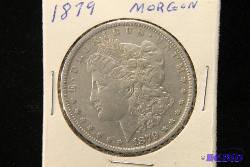 lot 6 image: 1879 MORGAN DOLLAR XF