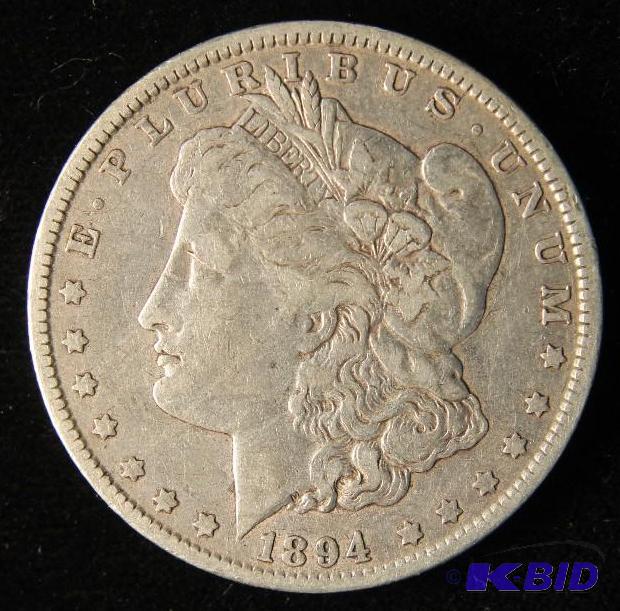 lot 61 image: 1894 O MORGAN DOLLAR XF BETTER DATE