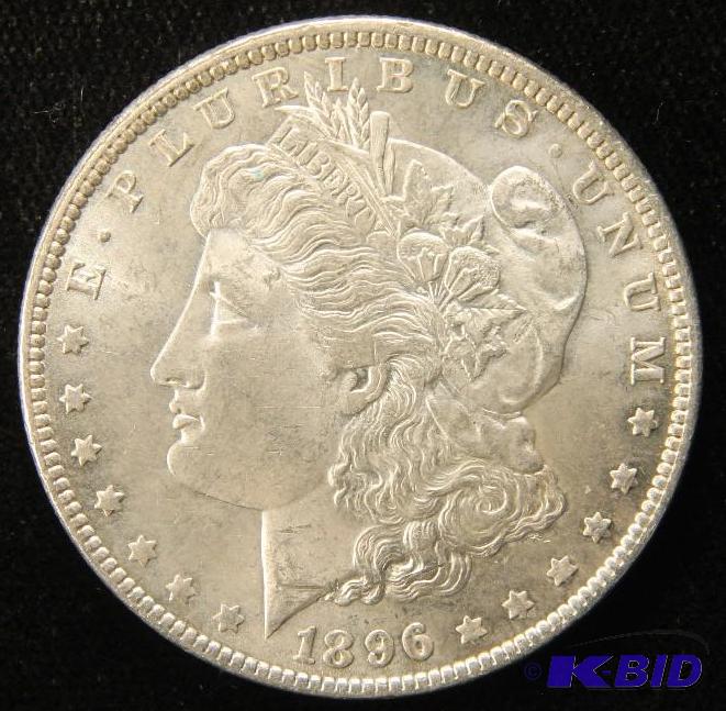lot 67 image: 1896 MORGAN DOLLAR BU UNC