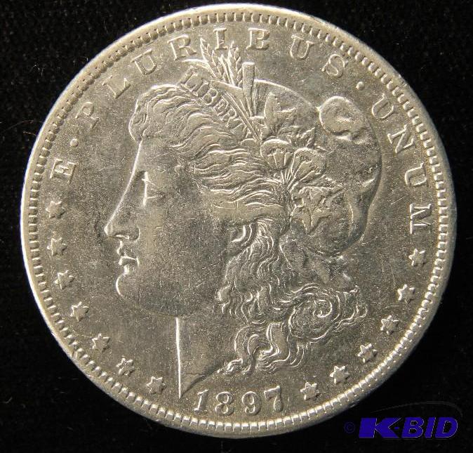 lot 69 image: 1897 S MORGAN DOLLAR AU