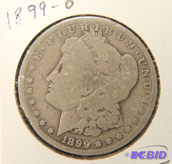 lot 70 image: 1899 O MORGAN DOLLAR VG
