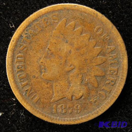 lot 92 image: 1879 INDIAN HEAD CENT