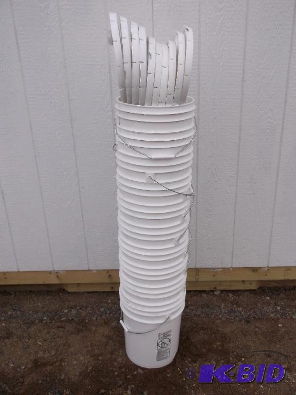 10 - 5 gallon food grade pails with lids....