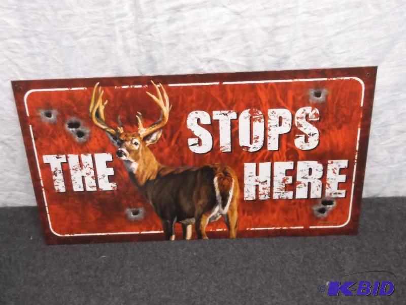 Collectable metal The Buck Stops Here sign me...