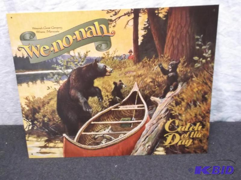 Collectable metal Wenonah Canoe Company Winon...