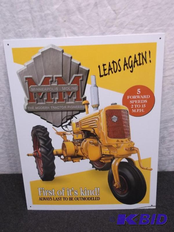 Collectable metal Minneapolis Moline Tractor ...