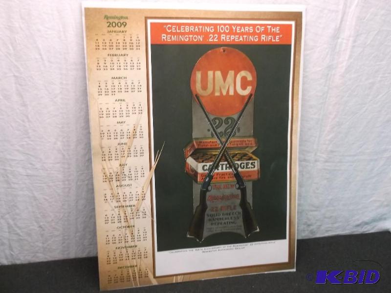 Collectable Remington calendar poster ready f...