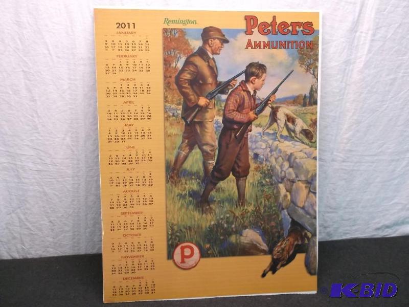 Collectable Remington Peters ammunition calen...