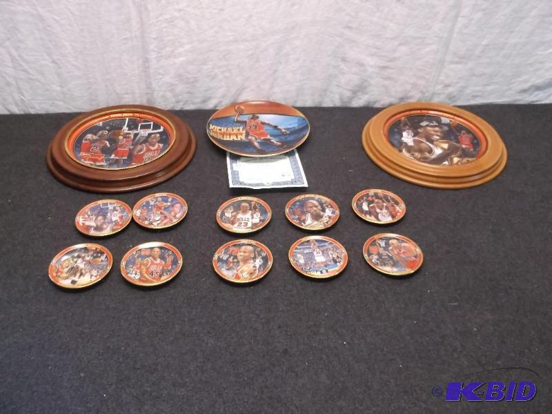 Large lot of collectable Michael Jordan plate...