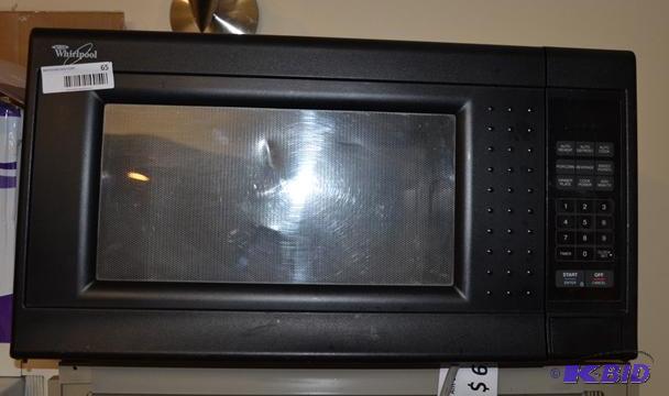 lot 65 image: Whirlpool microwave model MT9160XEB-0...