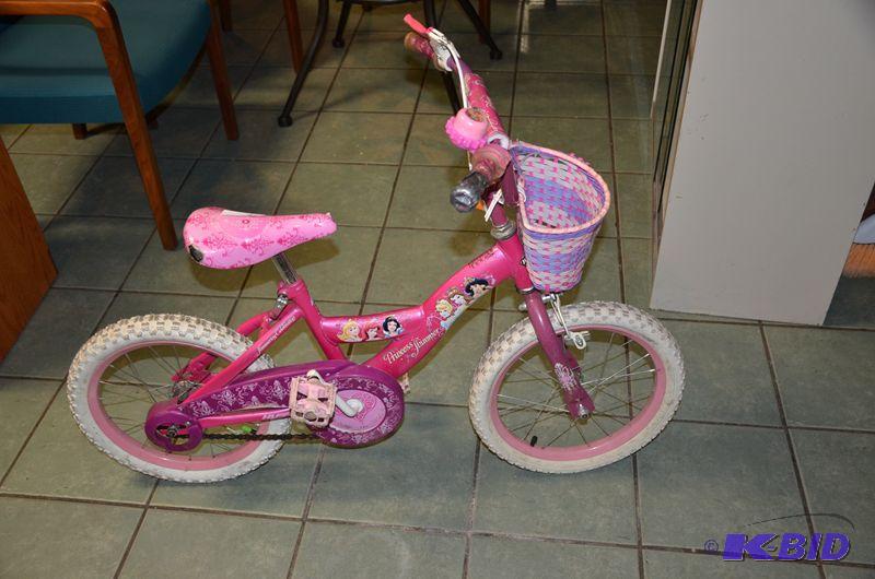 lot 92 image: Huffy Disney Princess Shimmer bicycle 16"...