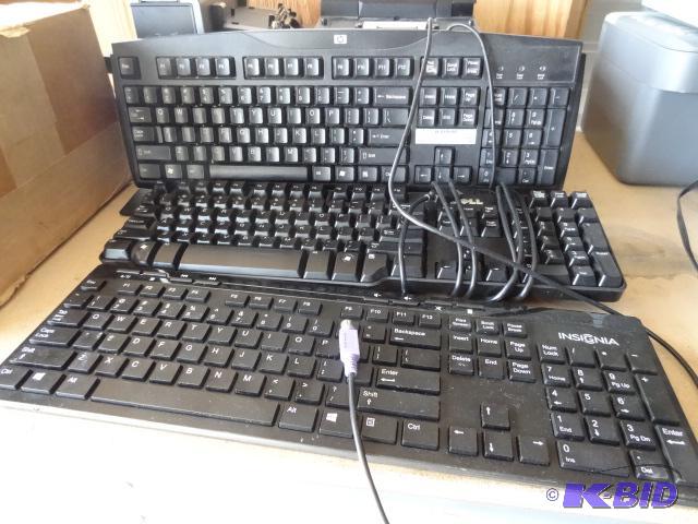 lot 79 image: 3 computer keyboards...